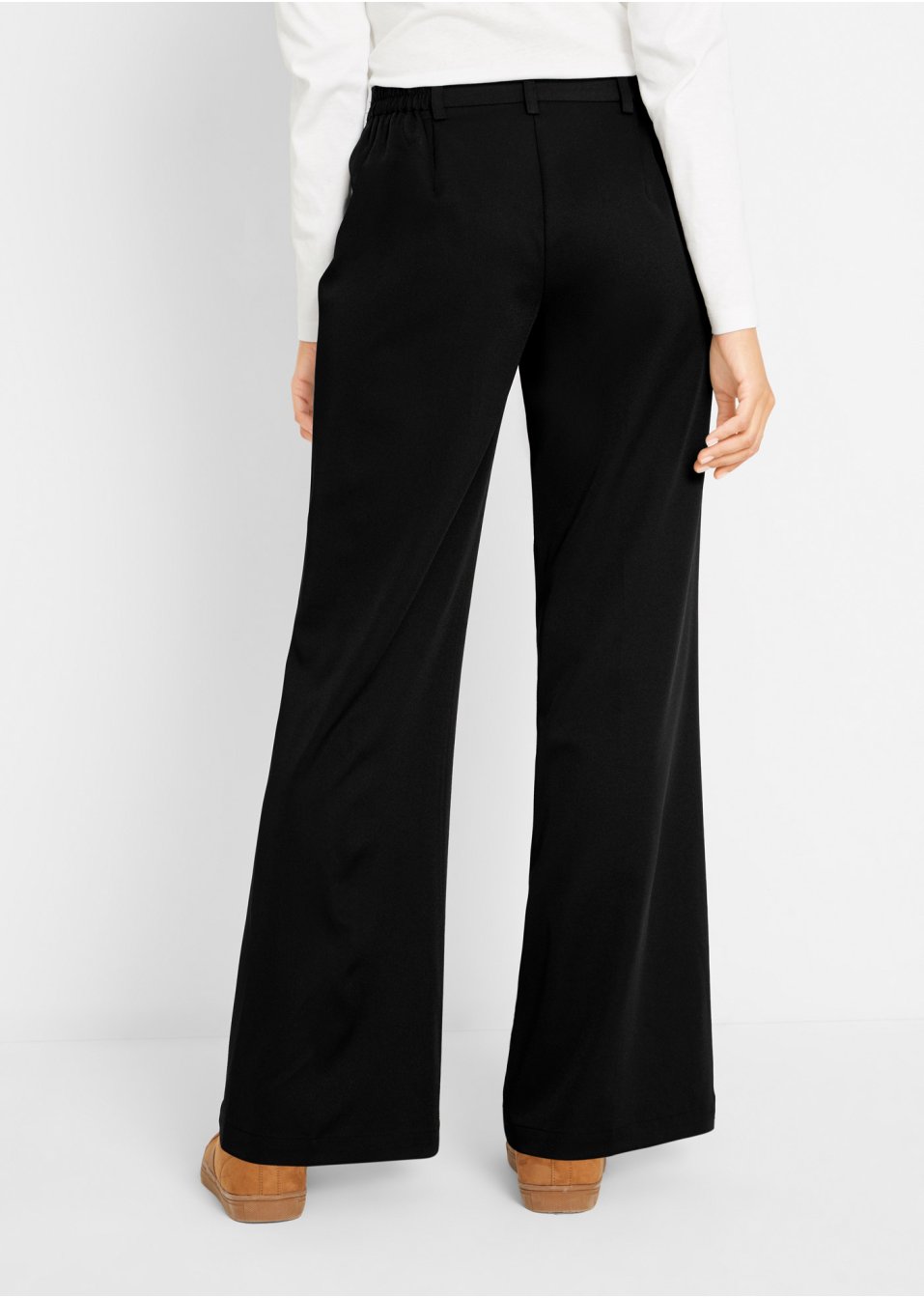 Pantalon extensible à taille confortable, Flared