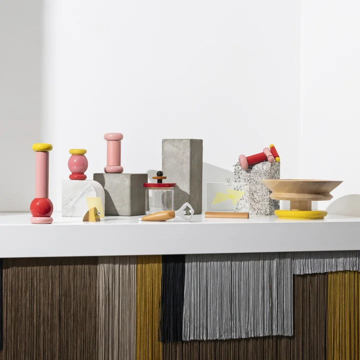 Alessi - Twergi Korkenzieher, rot / rosa / gelb