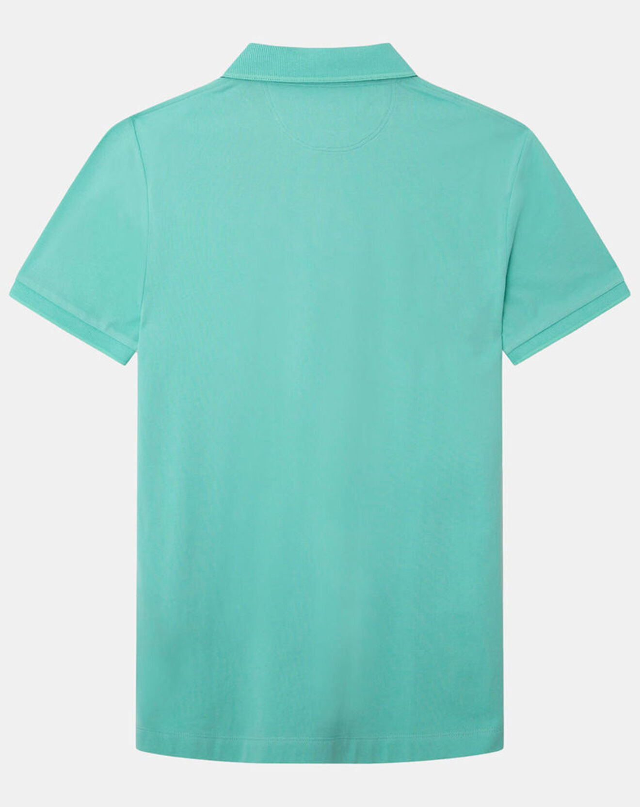 Hackett London Polo Regular Fit uni piqué vert clair