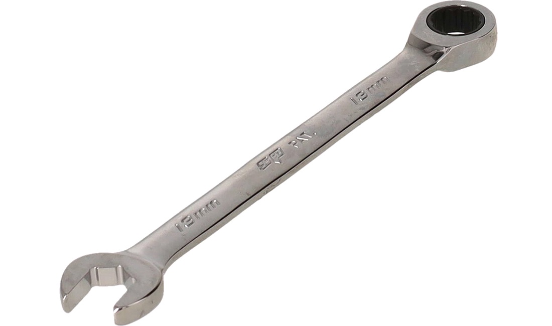 Ringgaffelnøgle 13mm m/skralde