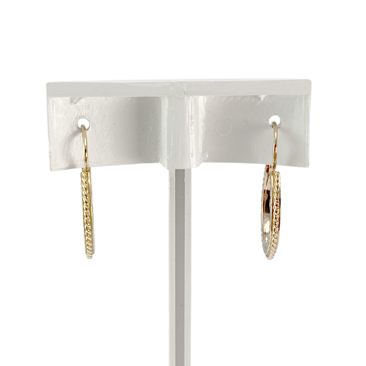 Boucles d'oreilles d'occasion or 750 jaune