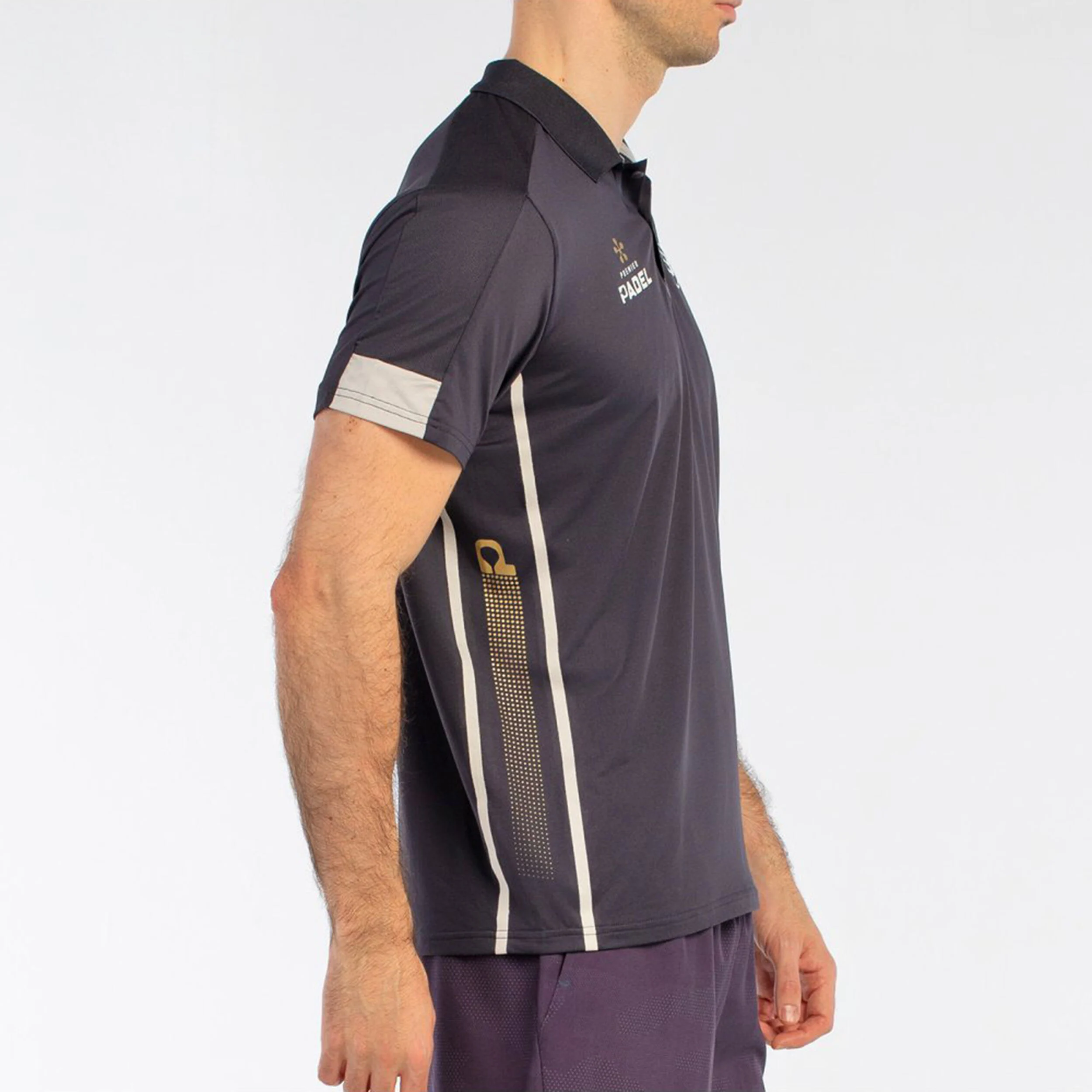 Bullpadel Bogue Polo Hommes - Gris Foncé