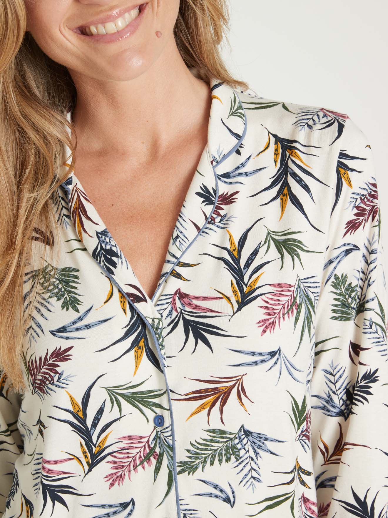 Pyjama col tailleur