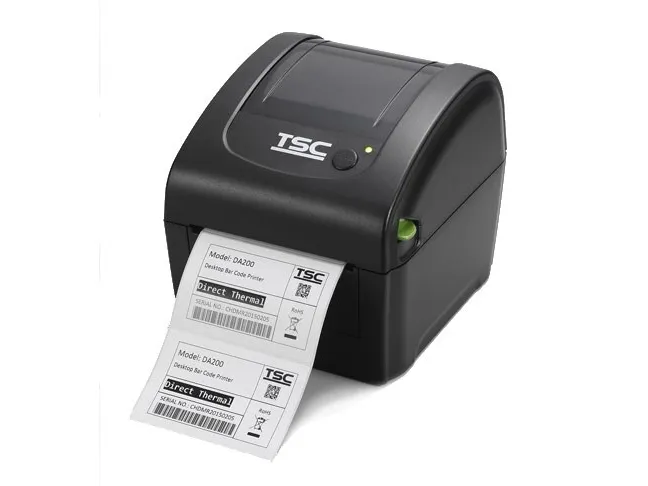 TSC DA210, Direkte termisk, 203 x 203 dpi, 152,4 mm/sek., sort, USB 2.0