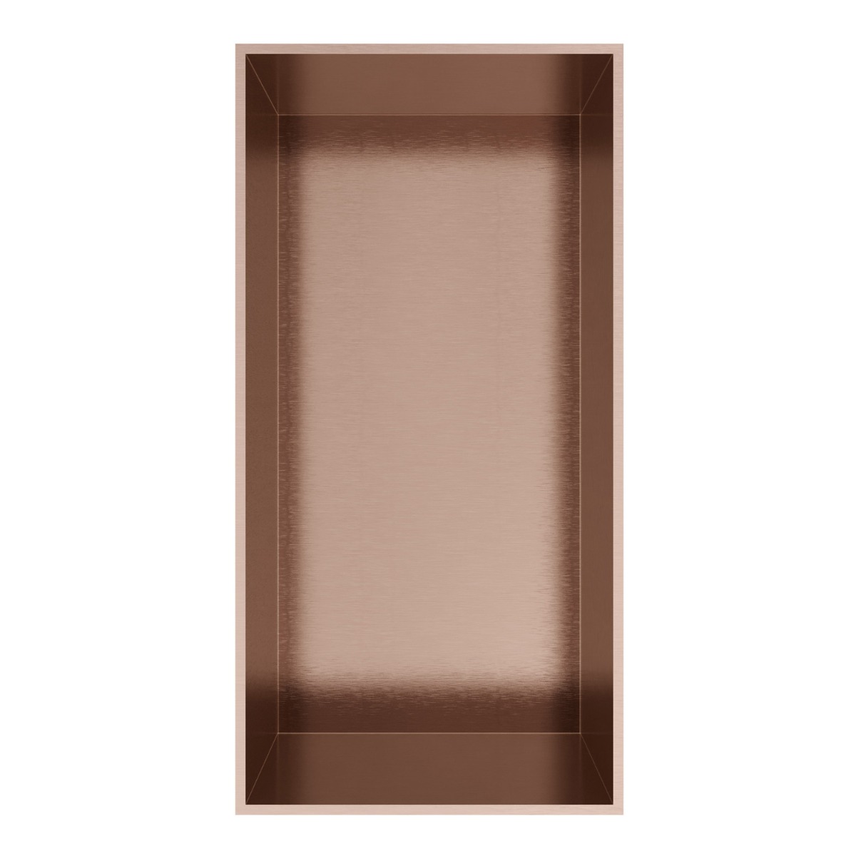 Hotbath &More frameless inbouwnis 30x15x10cm geborsteld koper PVD