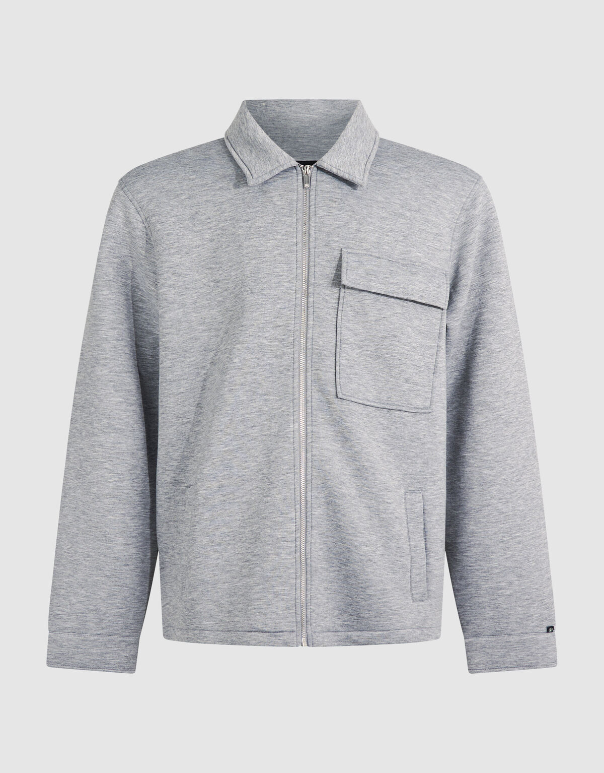 Scuba Overshirt Lichtgrijs