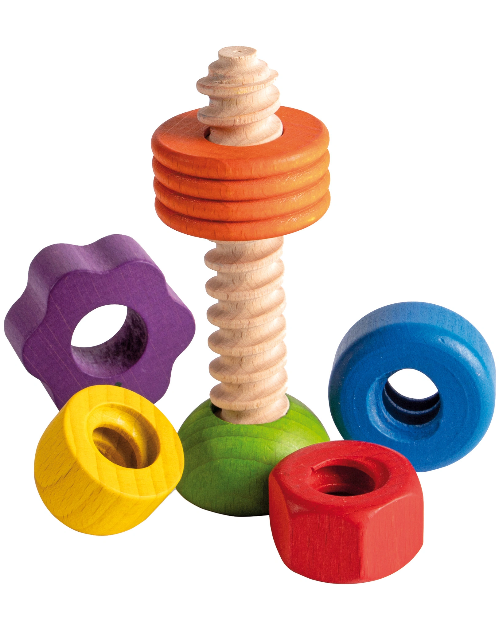 Schraubenspiel REGENBOGEN 6-teilig