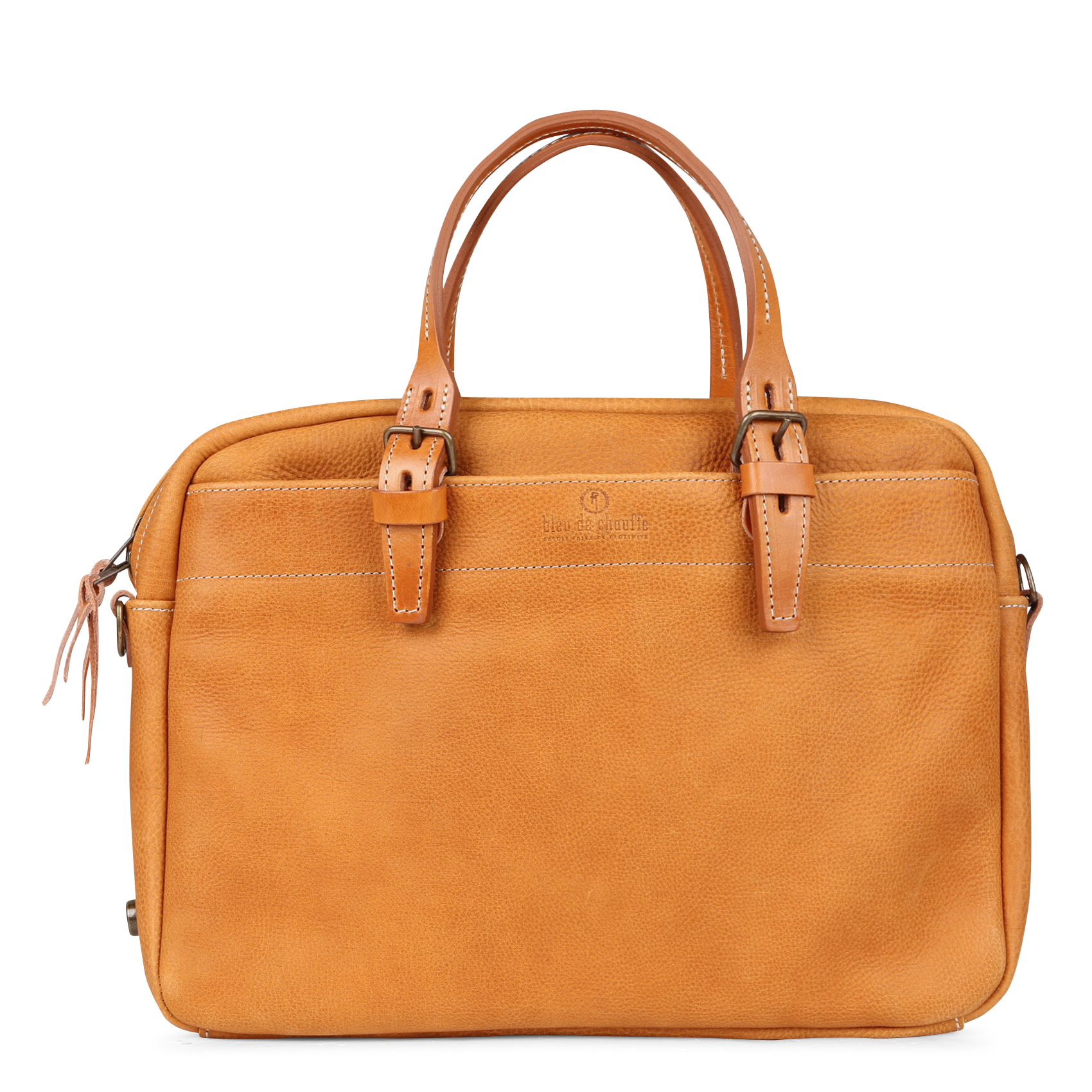 FOLDER - Sac ordinateur 100 cuir| Marron