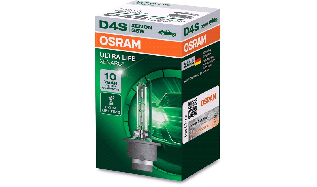 Pære D4S Xenarc Ultra Life 35W P32D-5 Osram