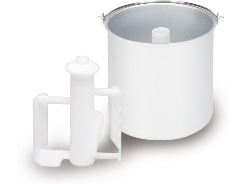 Trisa Glacemaschine La Crèmeria 1.5 l, Silber Eis- und Sorbetmaschine