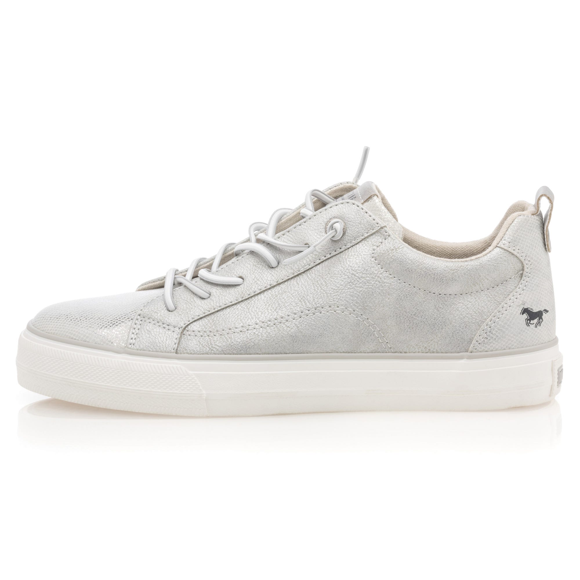 Baskets basses Femme argent