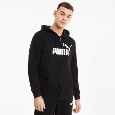 PumaESS Big Logo FZ Hoodie FL - schwarz