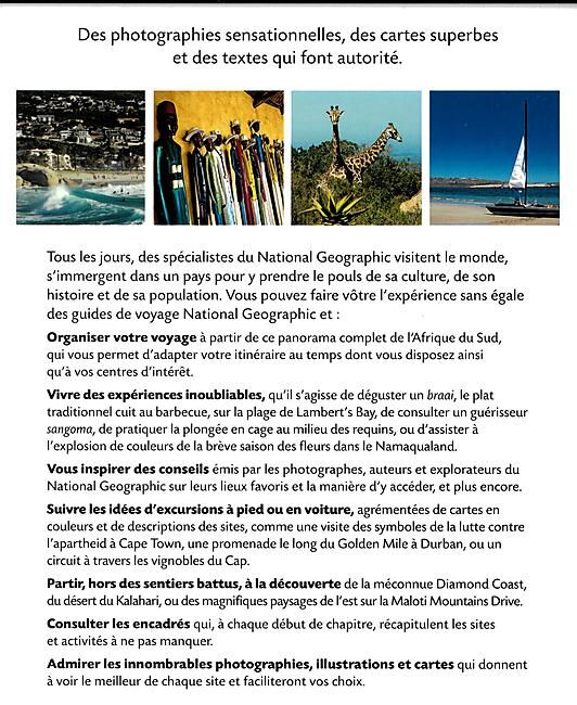 NATIONAL GEOGRAPHIC - AFRIQUE DU SUD NATIONAL GEOGRAPHIC