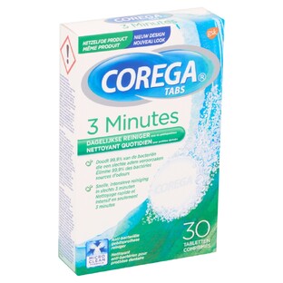 Corega Tabs 3 Minuten Tabletten Multiverpakking 3x30TB