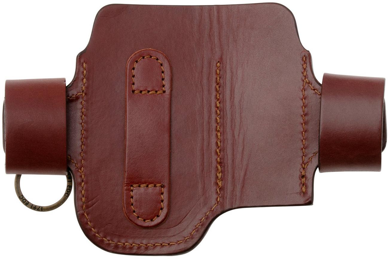 1791 EDC Heavy Duty Action-Snap Small Flex Tool Organizer EDC-HD-AS-SF-CHN-A Chestnut, lederen riemholster