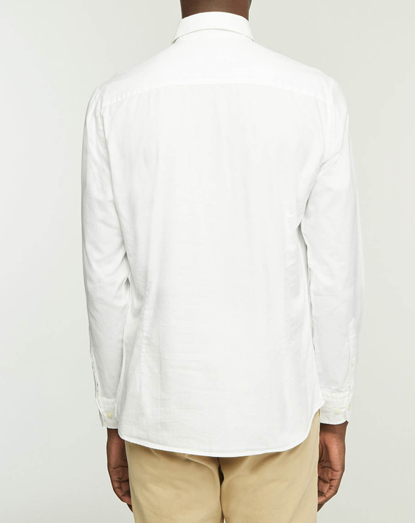 Hackett London Chemise Slim Fit Oxford blanche