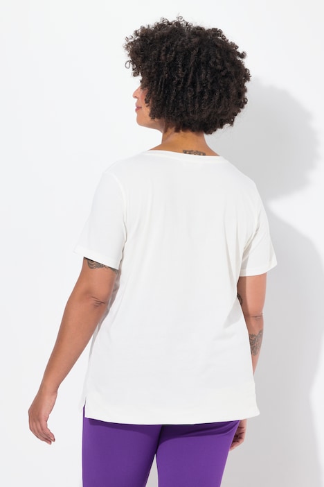 T-Shirt, Boxy Fit, Teddy-Motiv, Halbarm