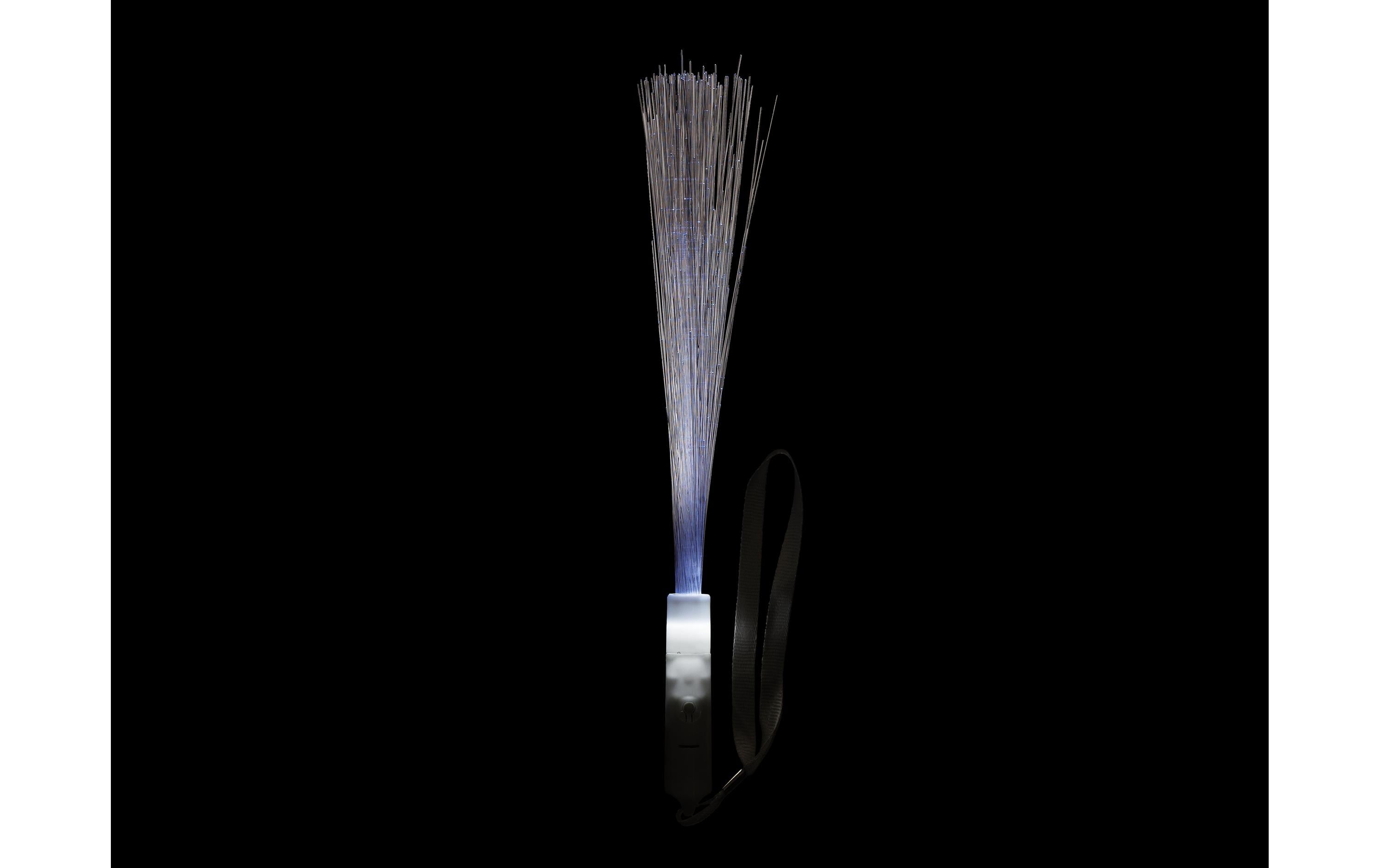 LED Stab Glasfaser Weiss, 1 Stk.Glasfaserstab, 26 cm