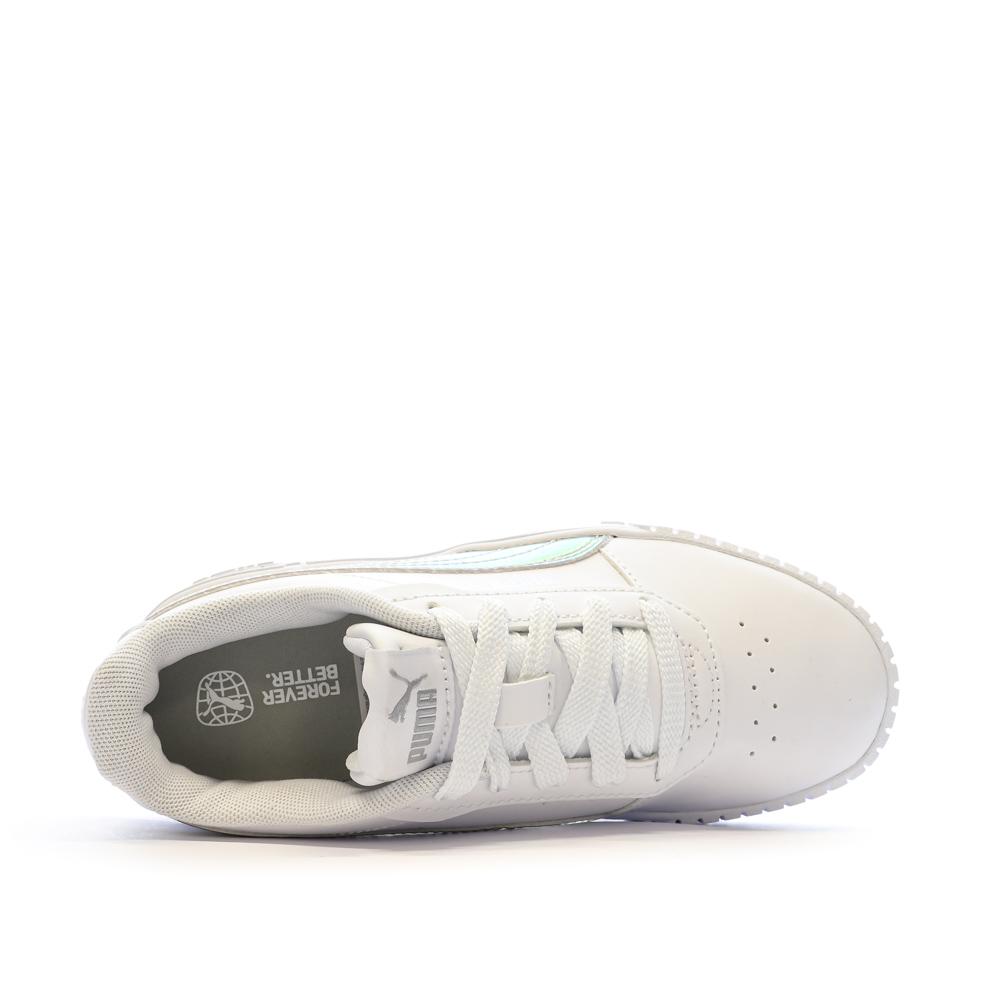 Puma Baskets Blanche Fille Puma Carina 2.0 Holo