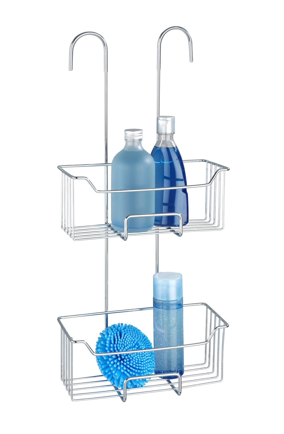 Wenko Milo douchecaddy 2-laags RVS glanzend