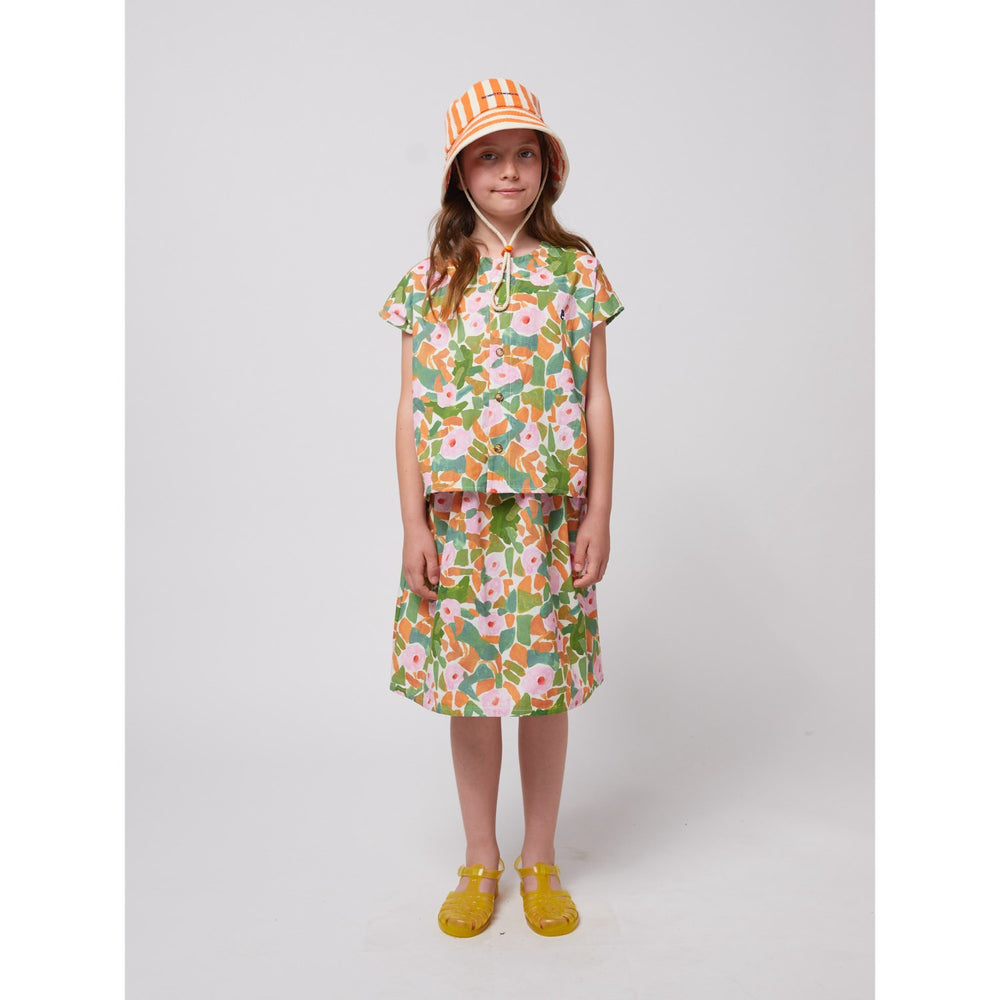 Køb Bobo Choses Multicolor Floral All Over Woven Midi Nederdel
