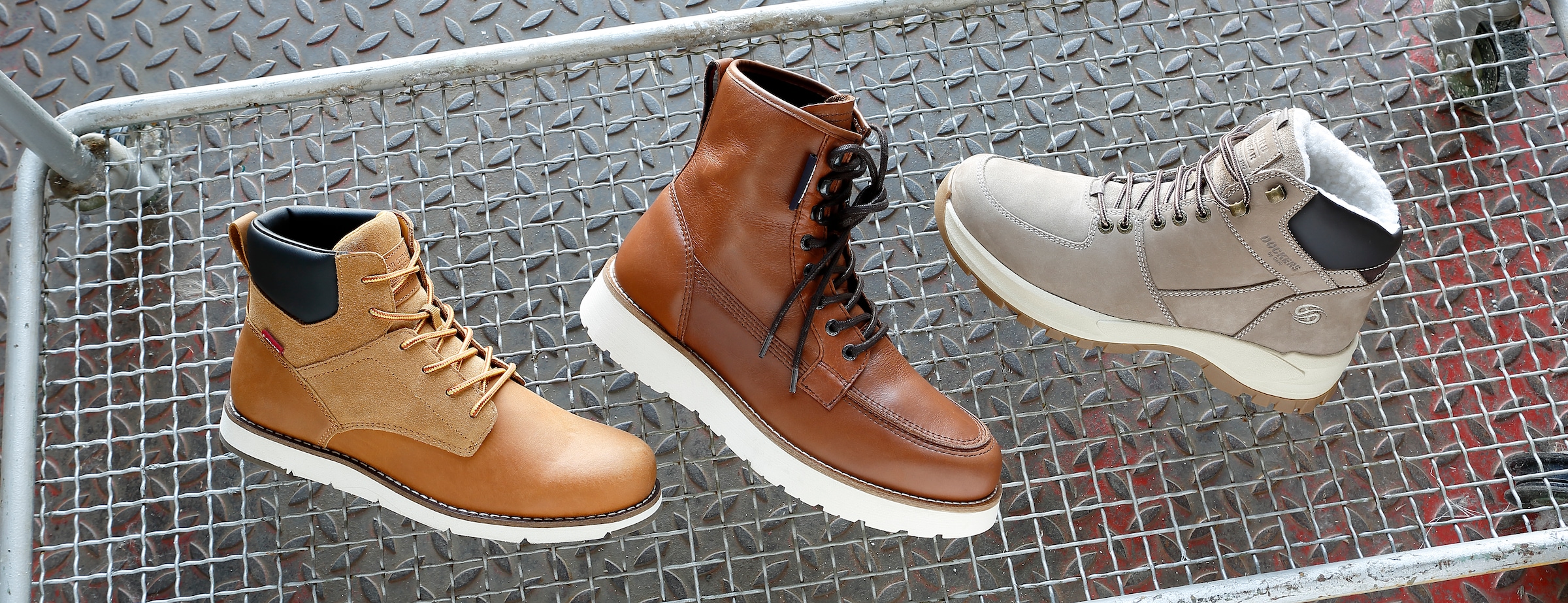 Dockers by Gerli Winterstiefel  High Top Sneaker, Schnürboots mit weich gepolstertem Schaftrand