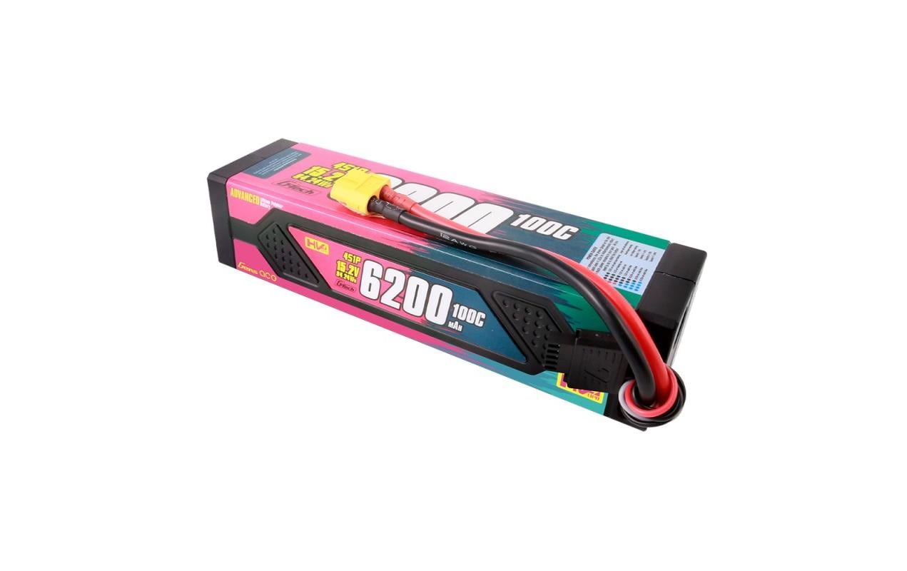 RC-Akku LiHV 6200 mAh 15.2 V 100C Advanced, G-Tech4S LiPo HV Akku mit XT90 Stecker