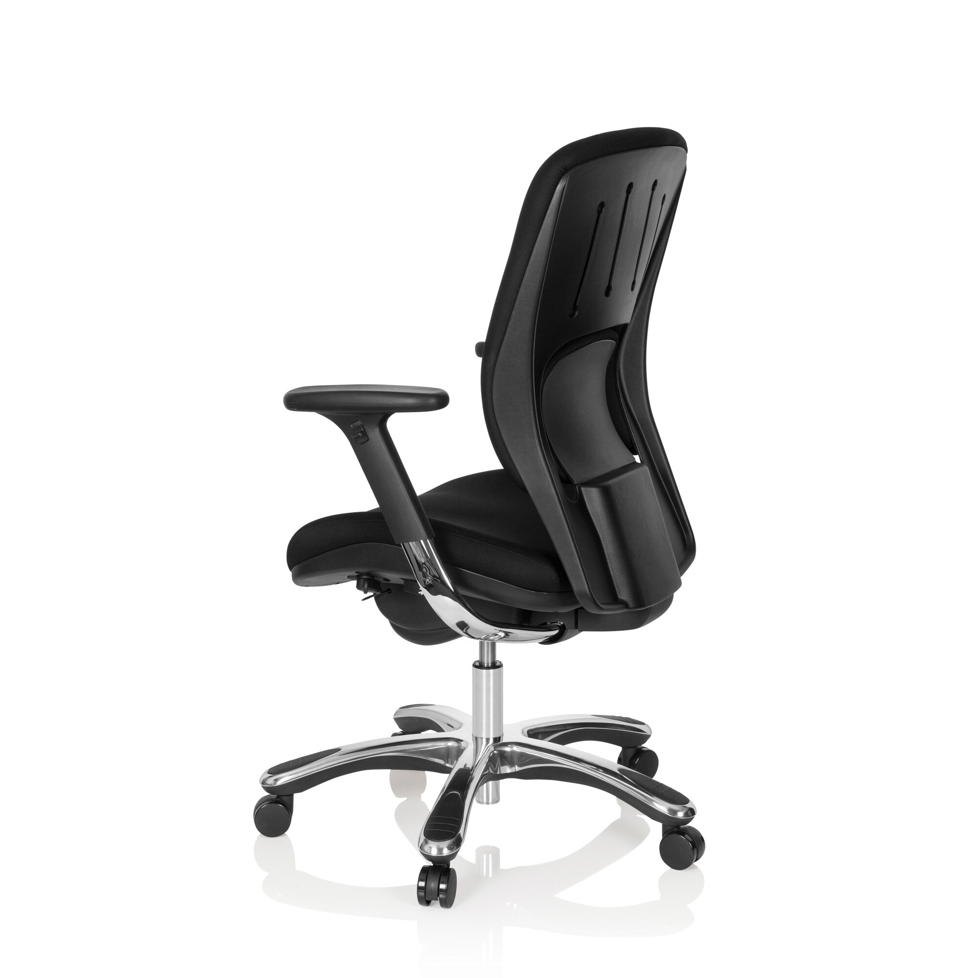 High End Bürostuhl VAPOR LUX BASE Stoff mit Armlehnen (höhenverstellbar) hjh OFFICE