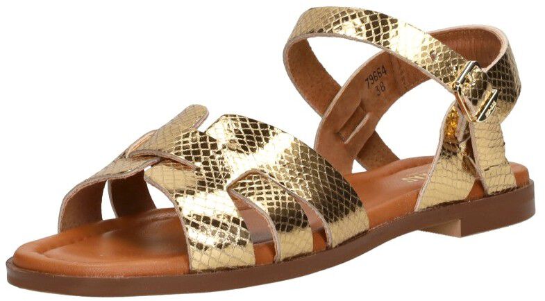 Red Rag Sandalen Plat goudkleur