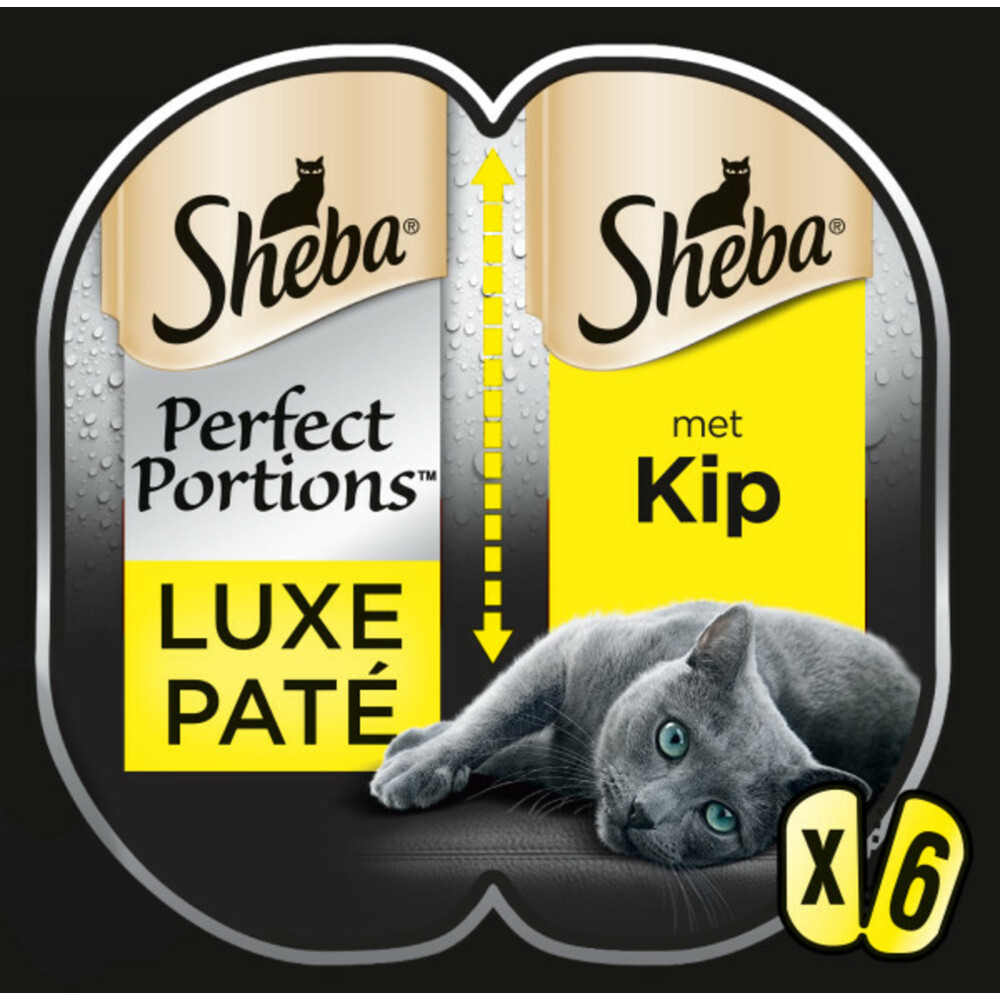Sheba Perfect Portions Adult Kattenvoer Natvoer Luxe Kip Paté112,5 gr
