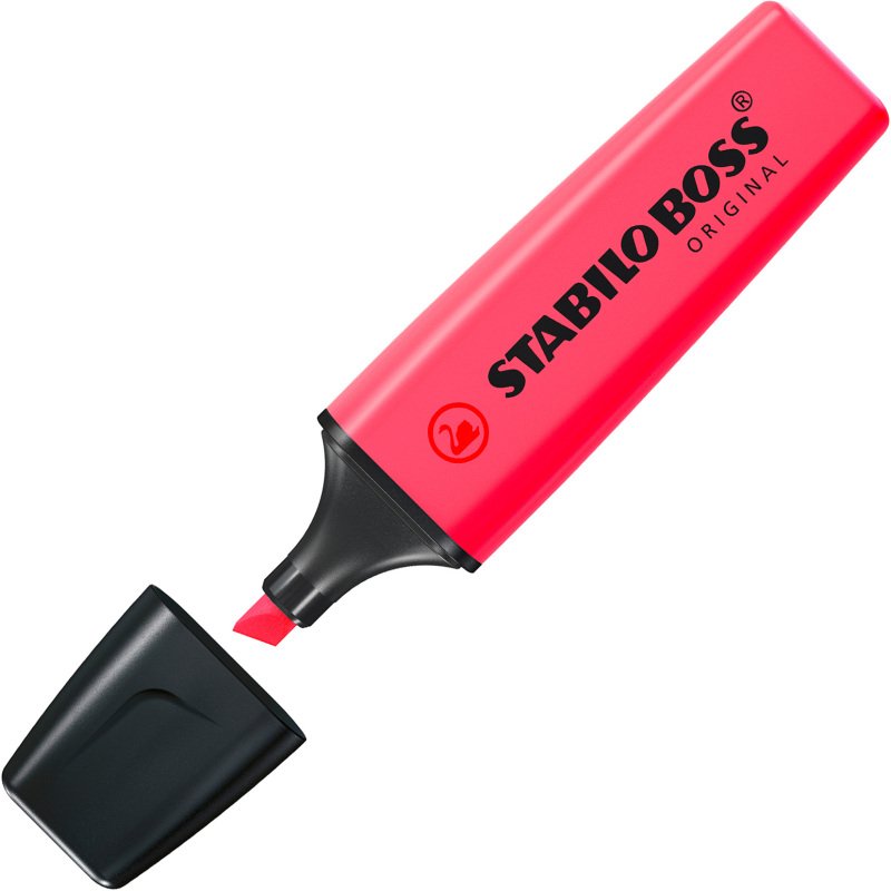 Surligneur Stabilo Boss couleurs assorties - Pochette de 8