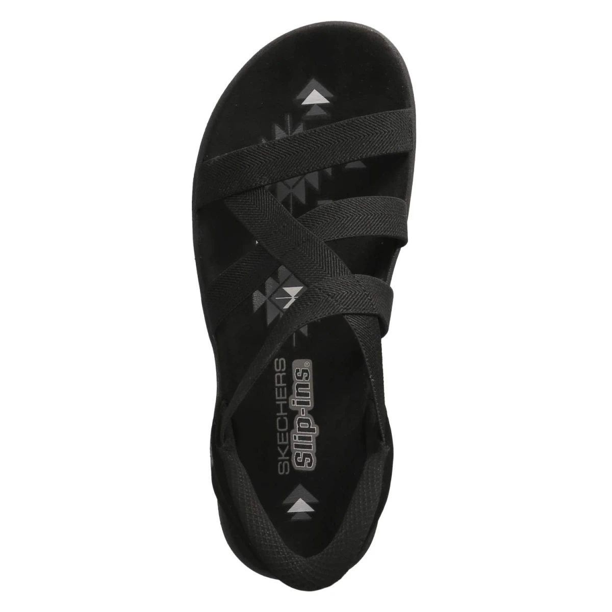 SkechersSandalen STRETCH FLEX - black