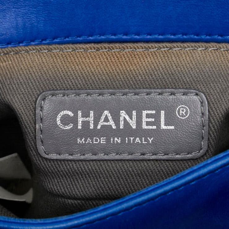 Chanel Vintage Chanel Boy Bags Blue