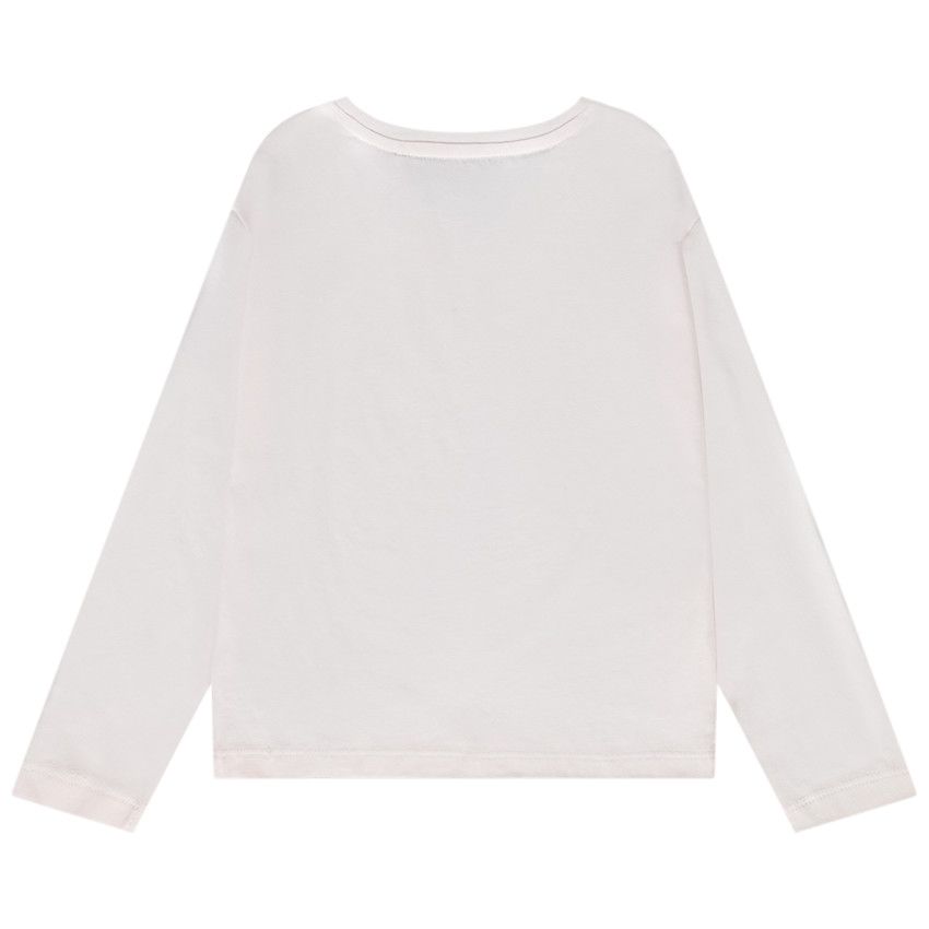 T-shirt manches longues Stitch & Angel Disney pour fille - Rose