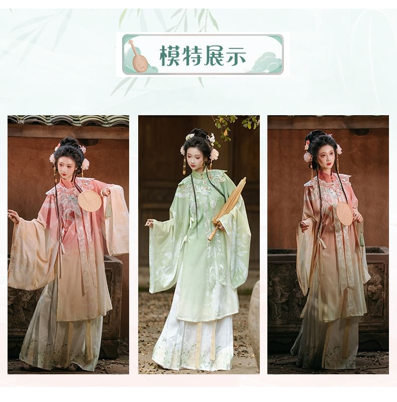 Francoix - Bloemen Hanfu Kostuumset