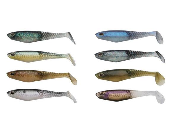 Assortiment de leurres souples Berkley Cullshad Mixpack 7.5cm 3.7g (8 pièces)