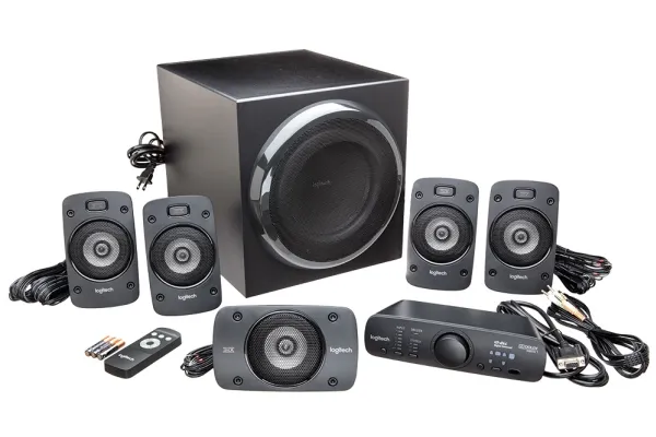 Logitech® | Højttalersystem - til hjemmebiograf - 5.1-kanal - 500 Watt (Total)