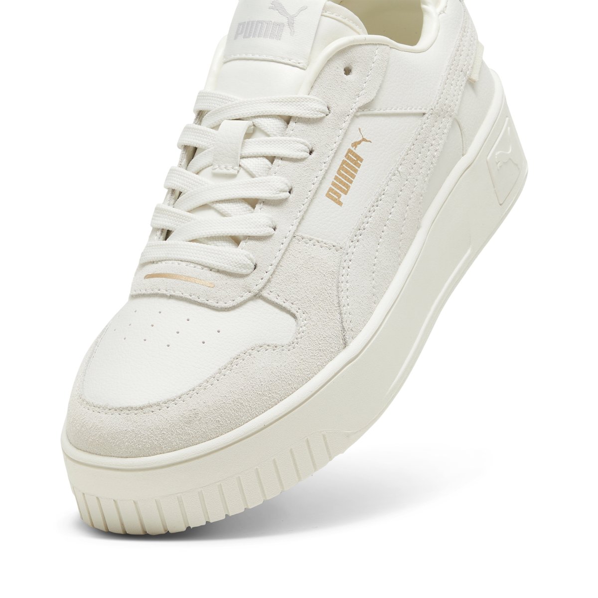 PUMA-Carina_st_sd-Baskets - Talon plat - Autre Beige