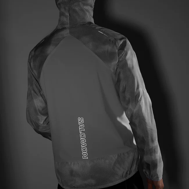 BONATTI CROSS WIND PRINT  Windjacke mit Kapuze Herren WHITE/GrayViolet/FrostGray