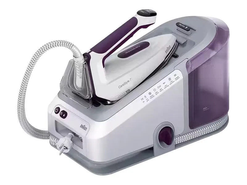 Braun CareStyle 7 IS 7266 - Dampstrygejern med automatisk afbrydelse - såleplade: EloxalPlus FreeGlide 3D - 2700 W - violet