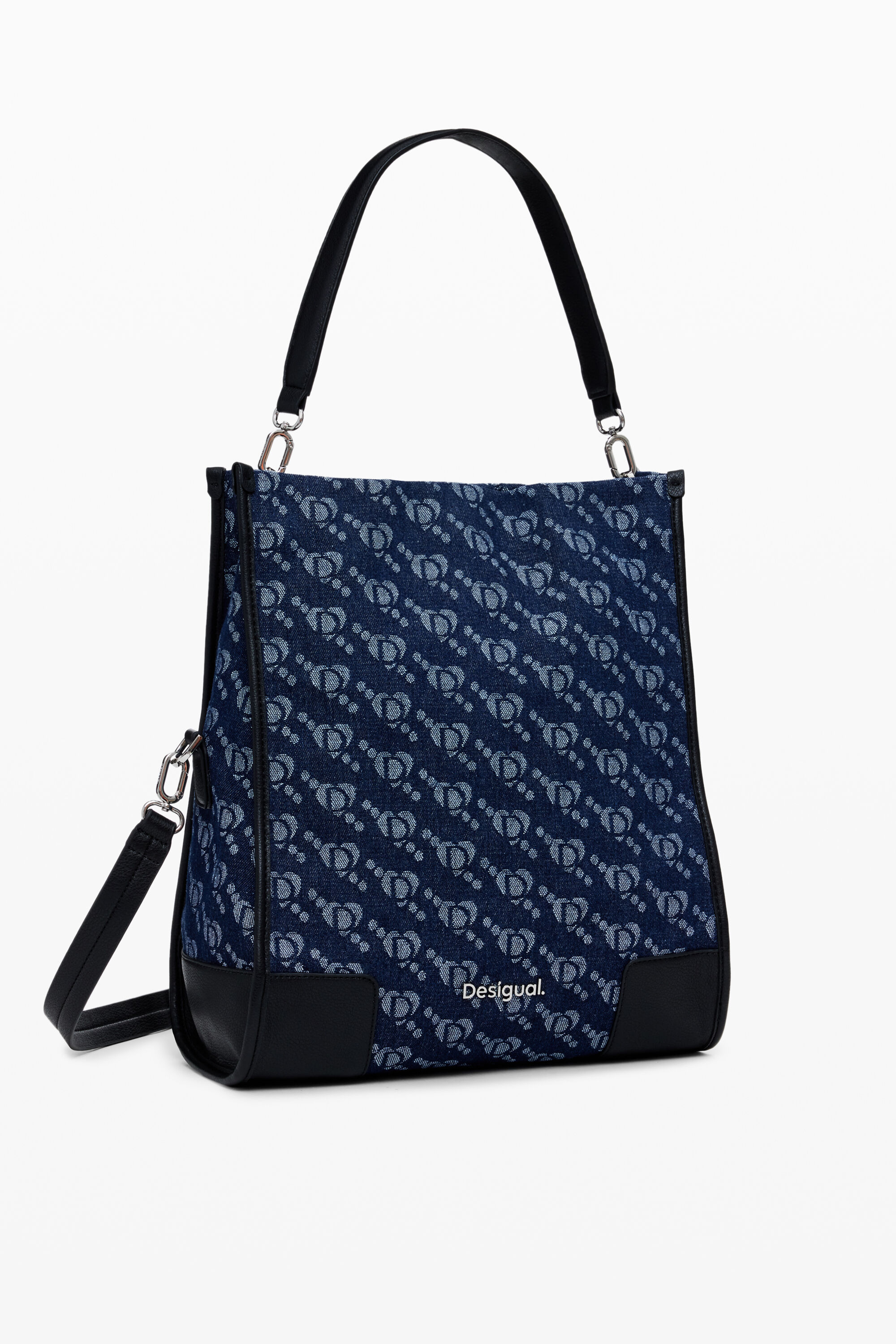 Bolsa de mão com logo Desigual