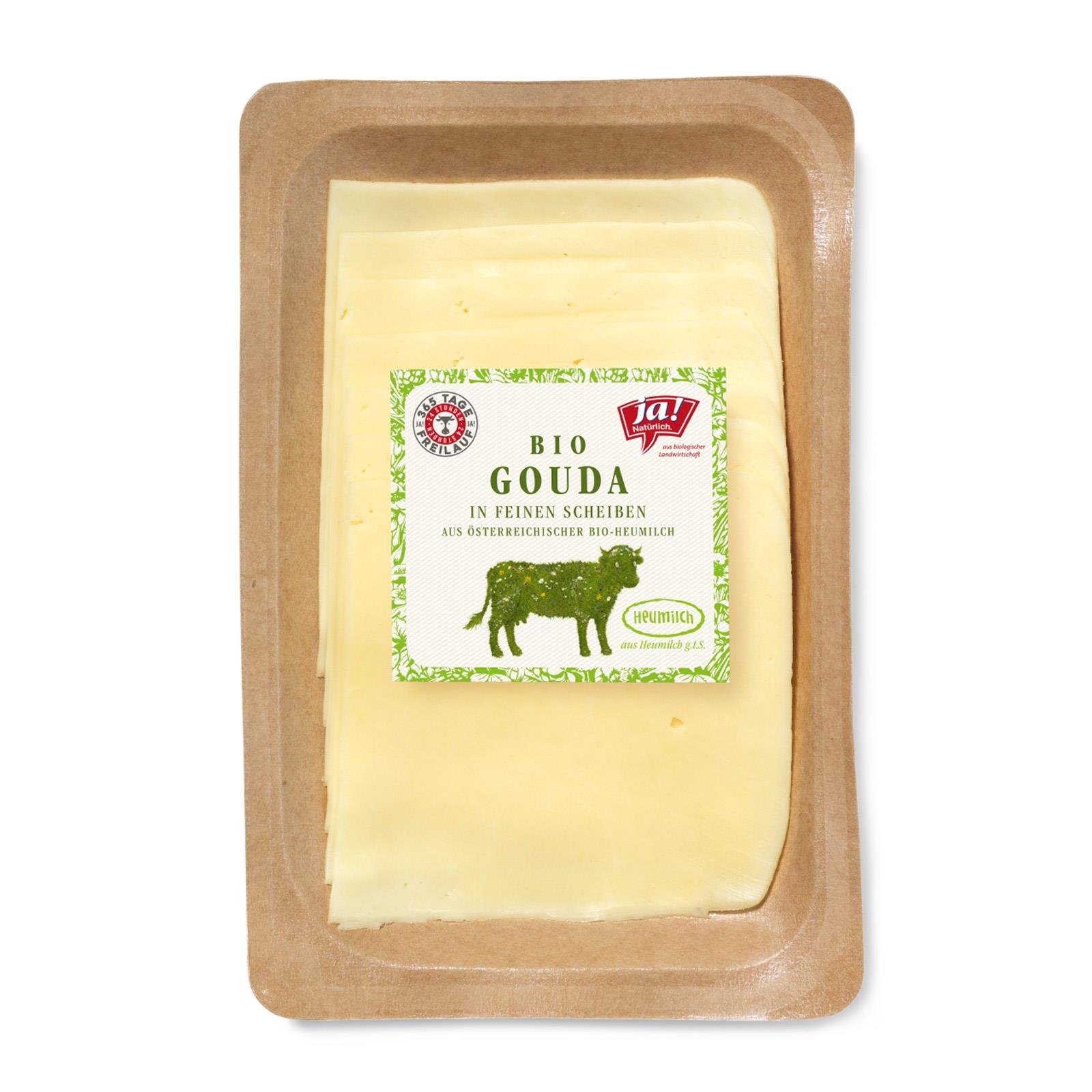 Ja! Natürlich Bio-Gouda Scheiben