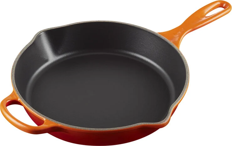 Le Creuset Dyb Stegepande i støbejern 26cm Volcanic Vulkan