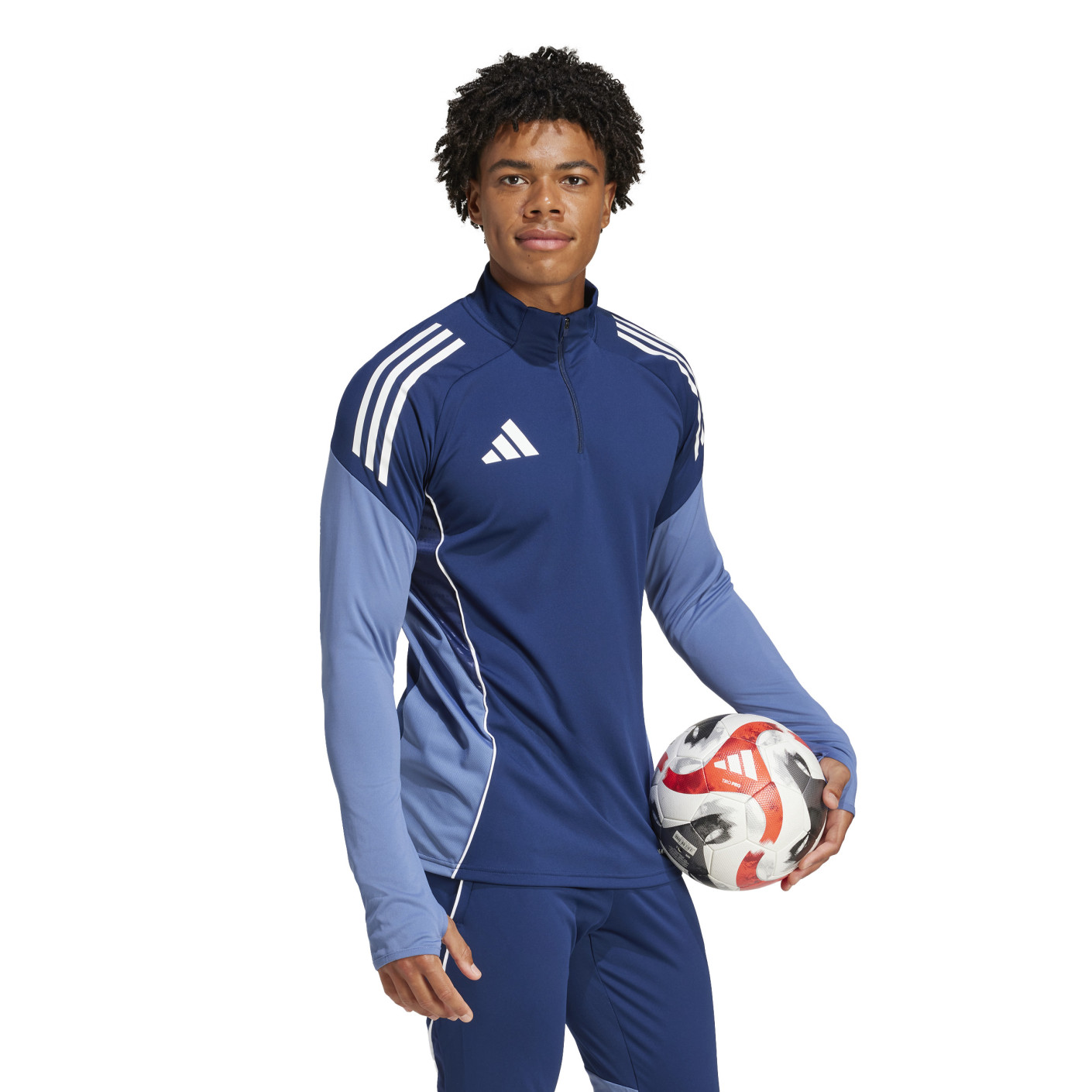 adidas Tiro 25 Competition Trainingspak 1/4-Zip Donkerblauw Wit