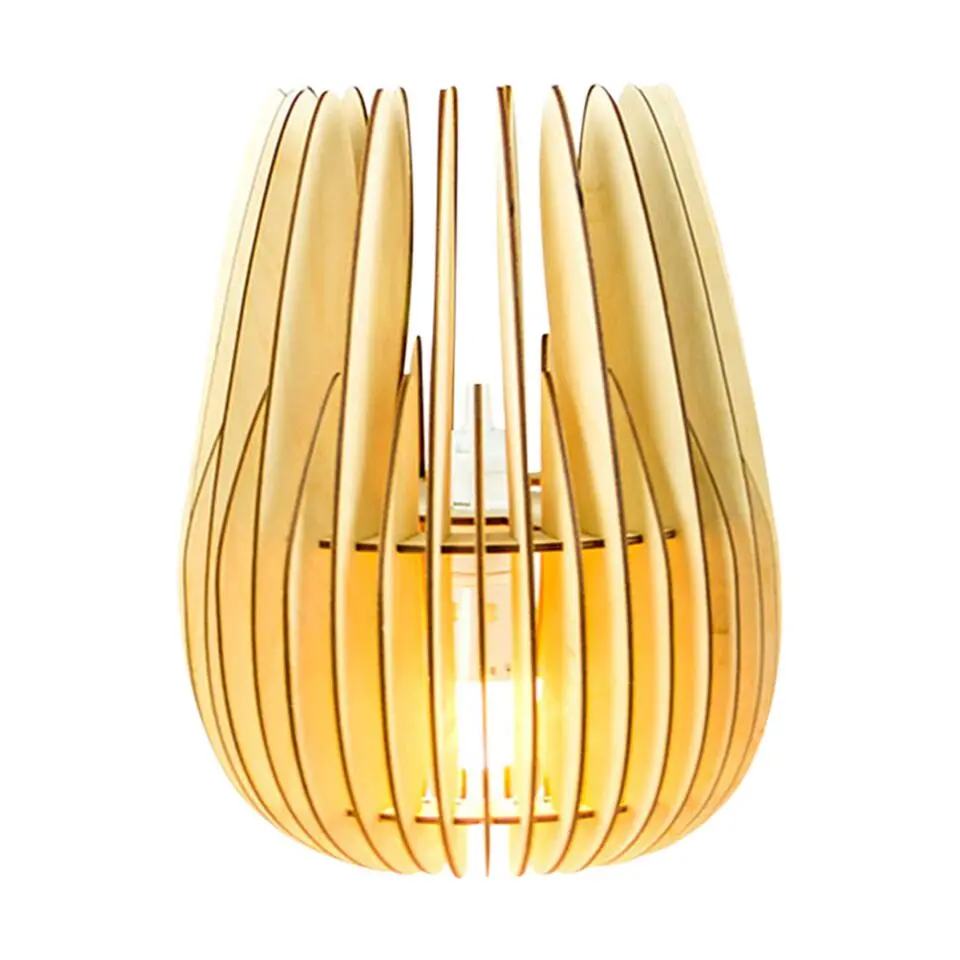 Bomerango Halley S houten lampenkap small - Ø 25 cm