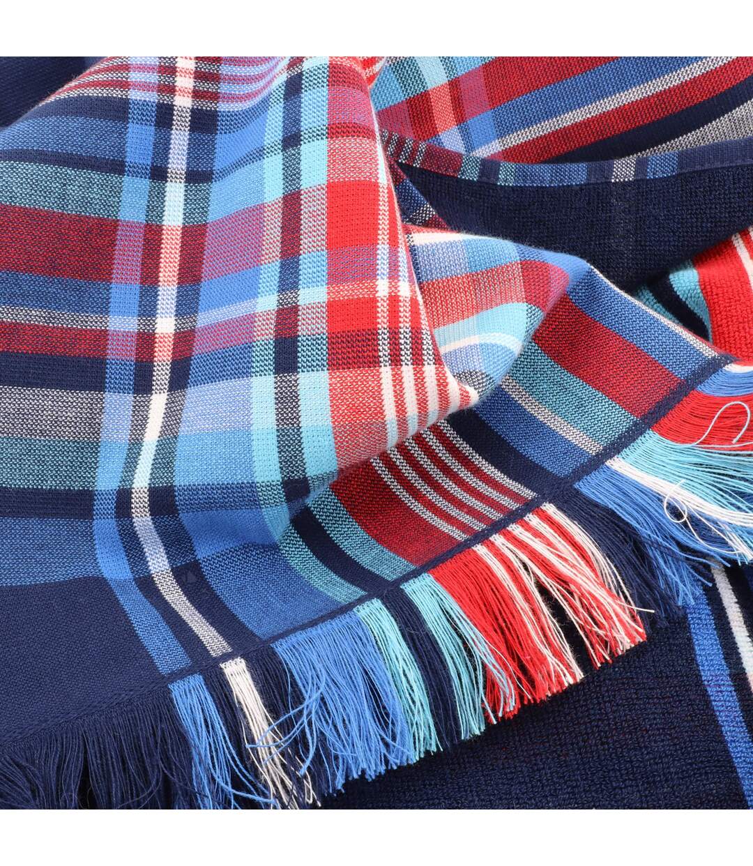 Drap de plage fouta 100x180 cm THEA bleu