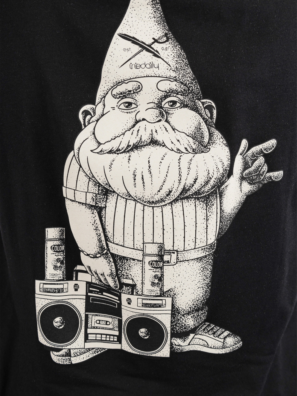Iriedaily Garden Gnome T-Shirt black