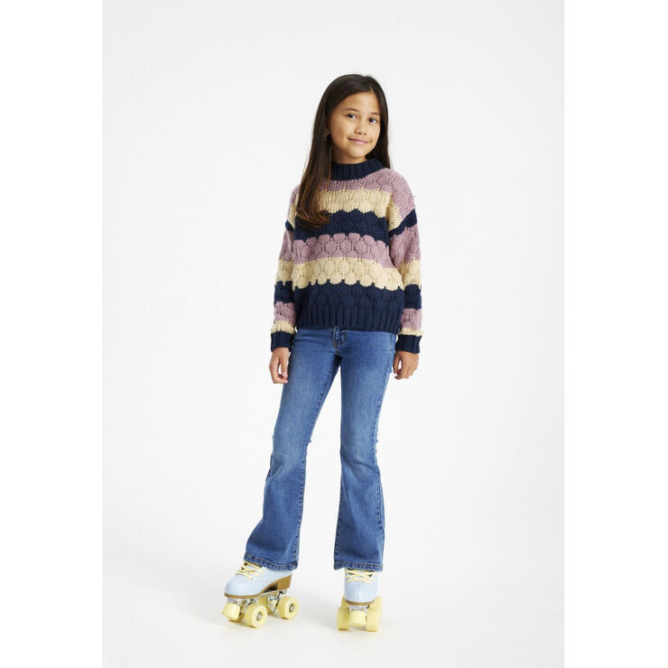 The New TNLizzy Knit Pullover Navy blazer