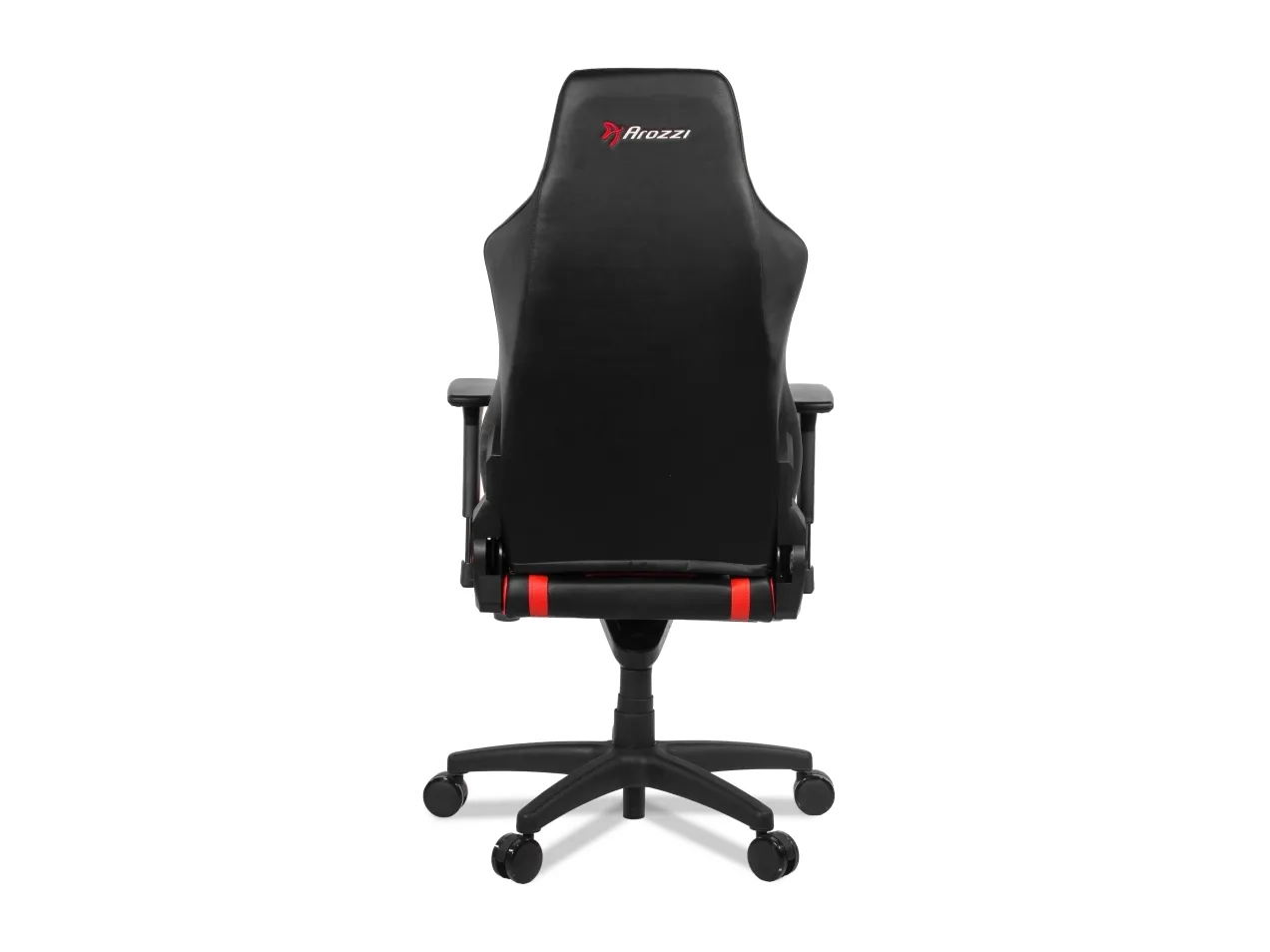 Arozzi Vernazza - Stol - ergonomisk - armstøtter - T-formet - drejeled - metal, polyuretan-læder - rød