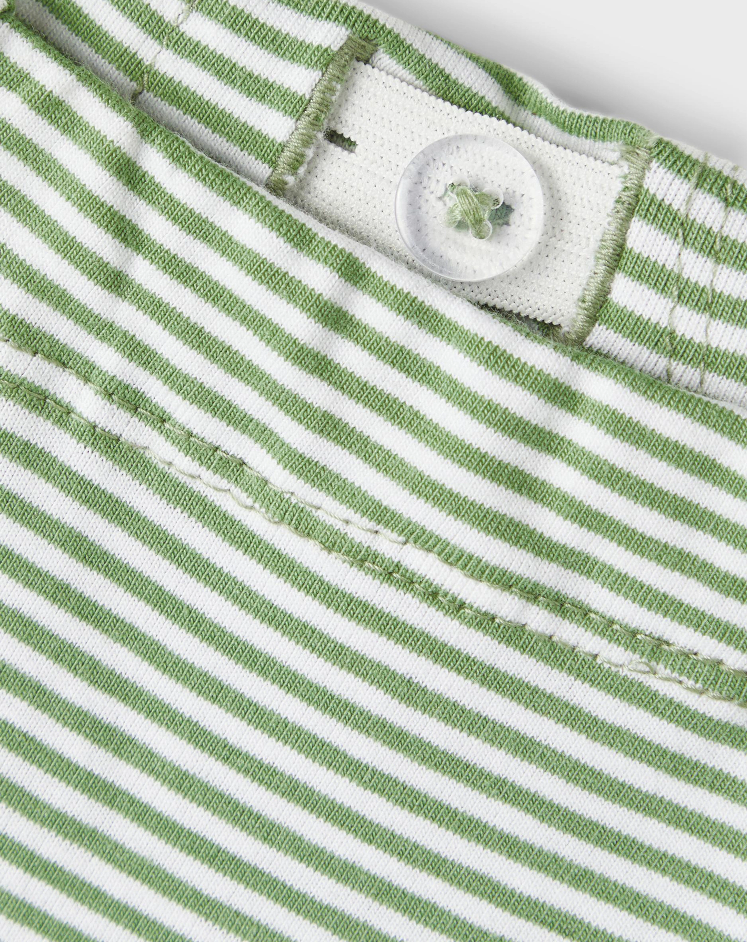Shorts NBMFOAS gestreift in basil